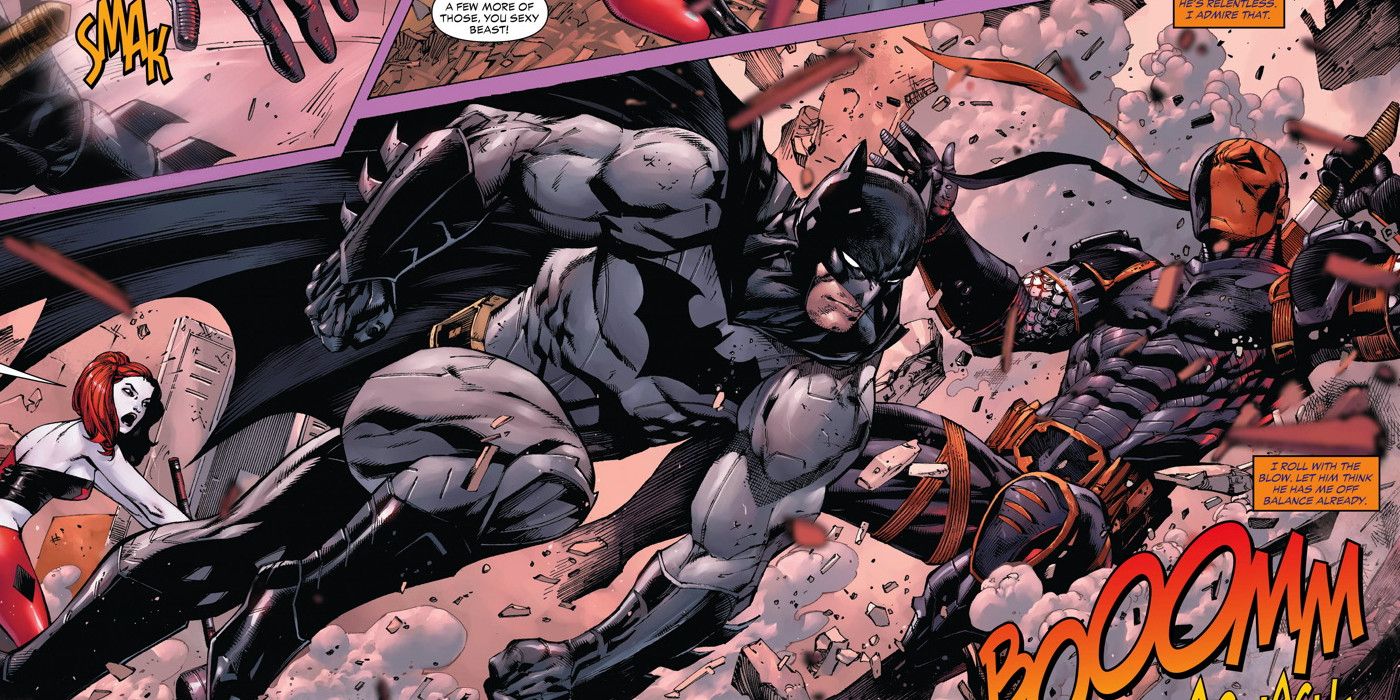 Batman Crushes Deathstroke