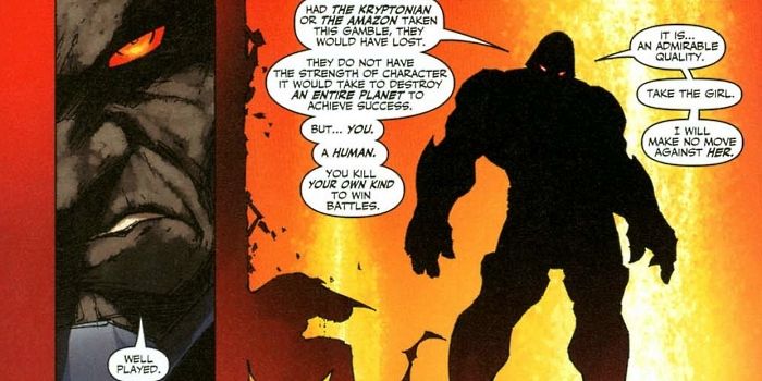 Batman Darkseid Comic Fight