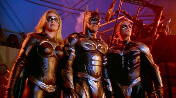 Batman &amp; Robin - Batgirl (Alicia Silverstone), Batman (George Clooney), Robin (Chris O'Donnell)