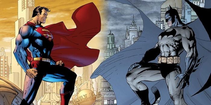 Batman Superman Comic Book Fights Battles