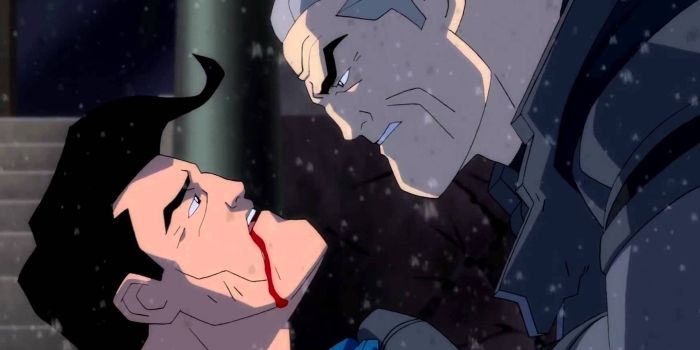 Batman Superman Movie Dark Knight Returns Fight