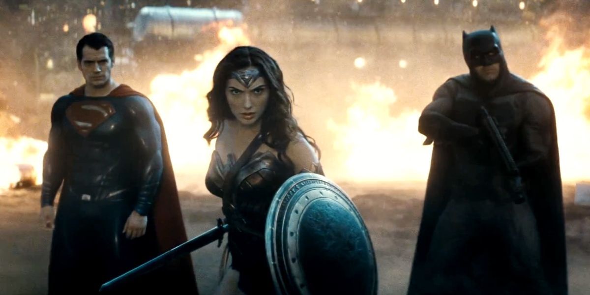 Batman V Superman Trailer Wonder Woman Trinity