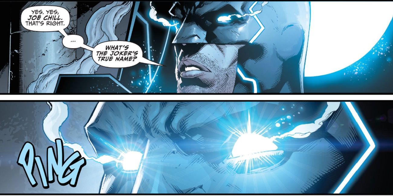 Batman in the Mobius Chair in Darkseid War comic