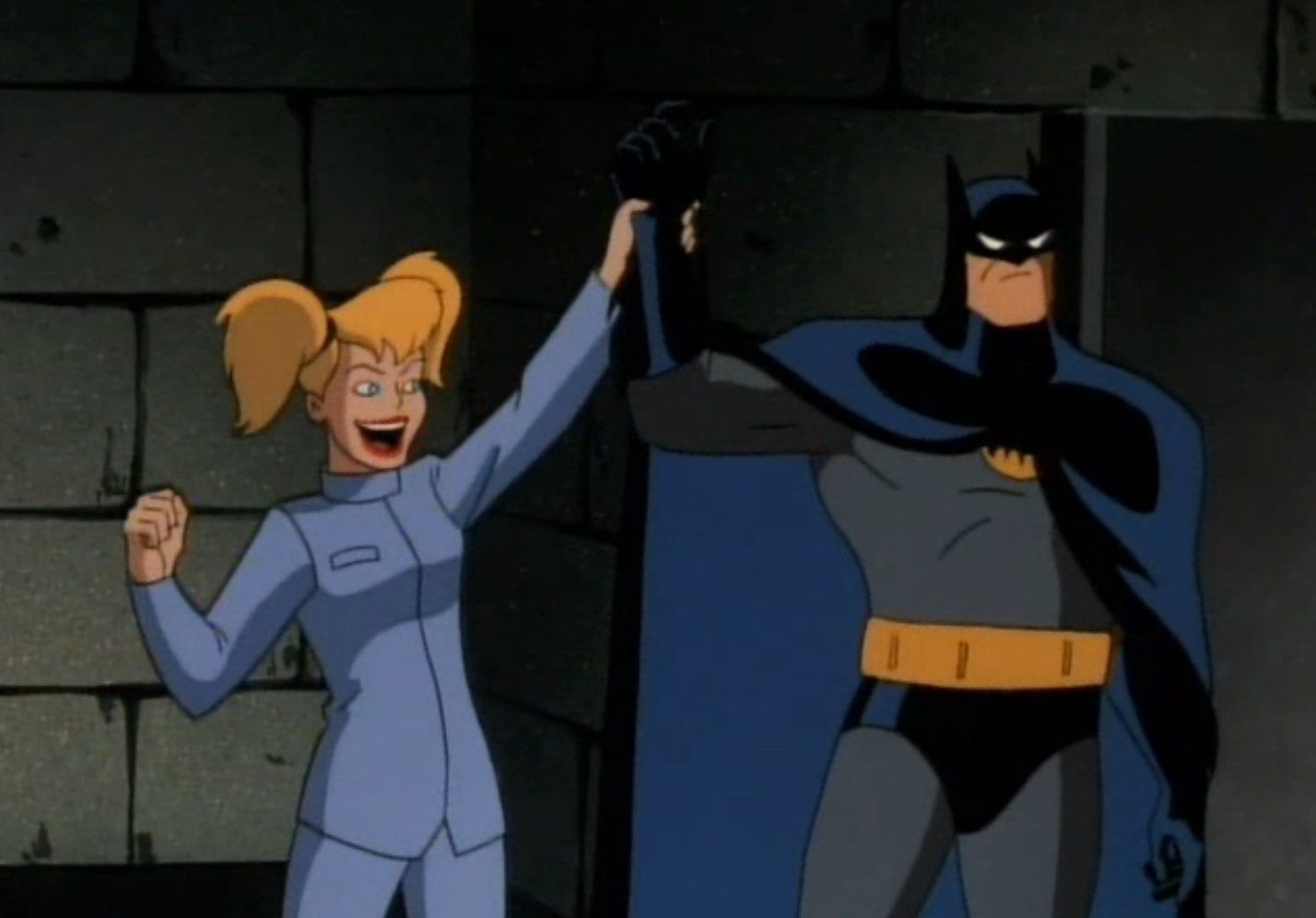 Batman the Animated Series - Batman and Harley Quinn