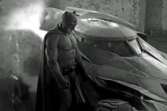 Batman vs Superman Affleck Costume First Image