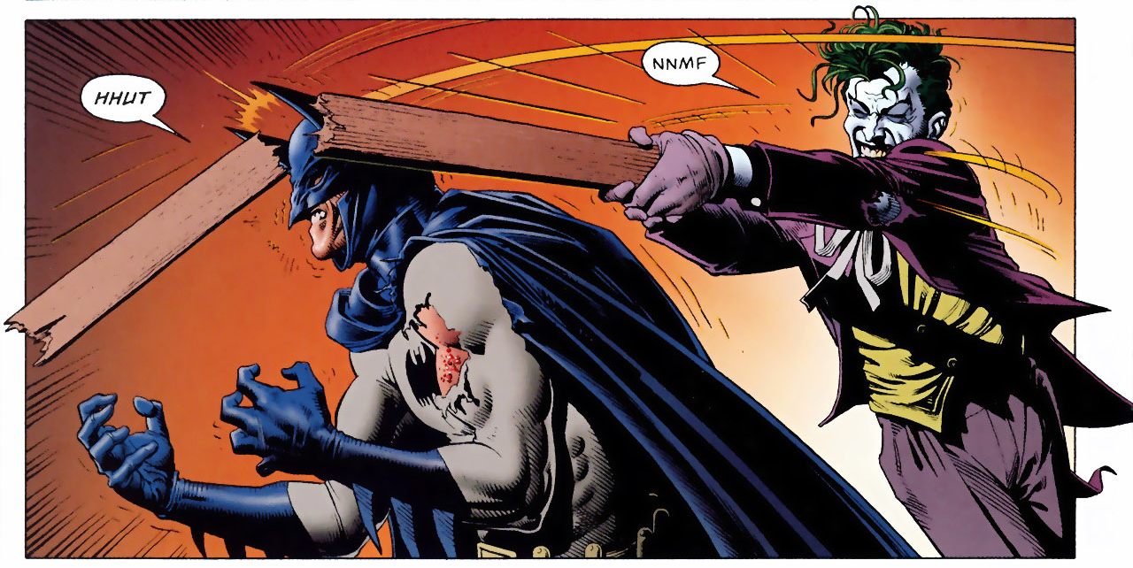 Batman vs The Joker in The Killing Joke