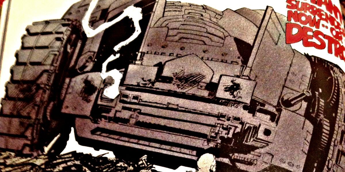 Frank Miller&rsquo;s tank Batmobile rolls into battle in DC Comics.