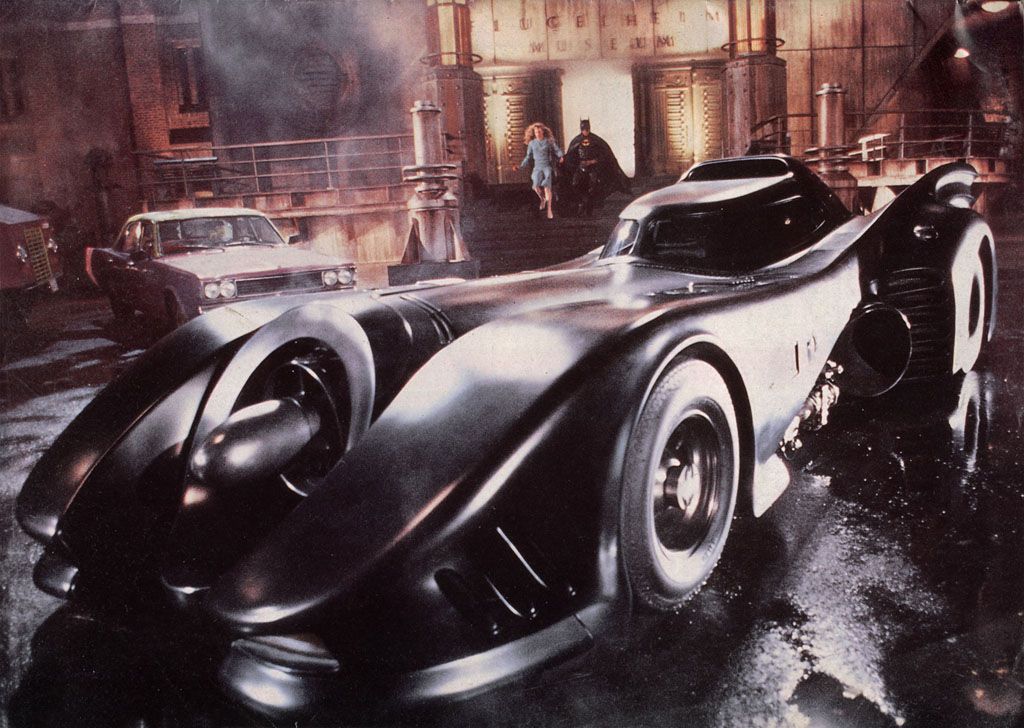 Michael Keaton 1989 Batman Batmobile