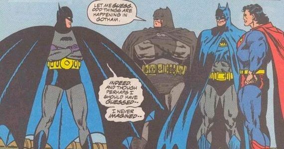 Batsuits in Batman vs Superman