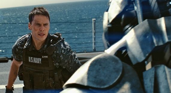 Battleship (Review) starring Taylor Kitsch Brooklyn Decker Rihana Liam Neeson and Alexander Skarsgard