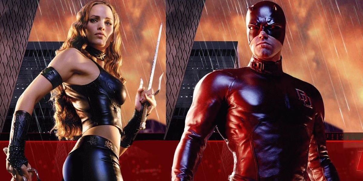 Ben Affleck and Jennifer Garner as Daredevil and Elektra