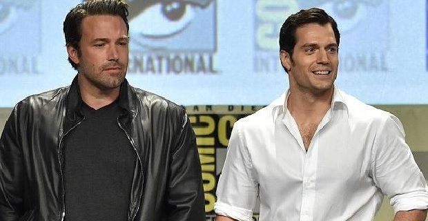 Ben Affleck and Henry Cavill at Comic Con