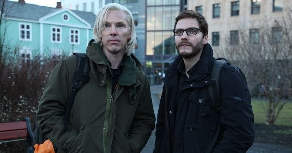 Benedict Cumberbatch and Daniel Brühl in 'The Fifth Estate'