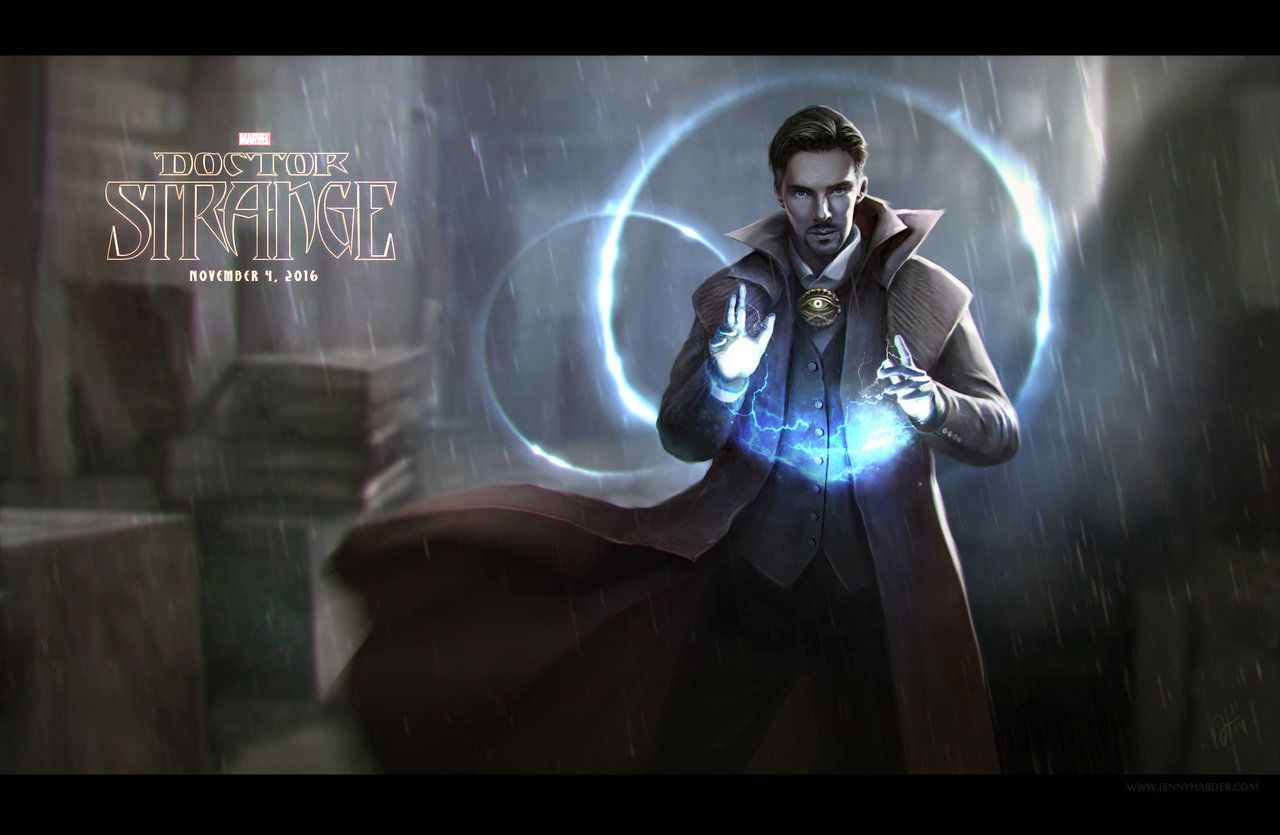 Benedict Cumberbatch as Doctor Strange Fan Art - by JustaBlink