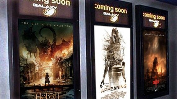 Best Movie Posters 2014 - The Hobbit 3, The Appearing, Godzilla