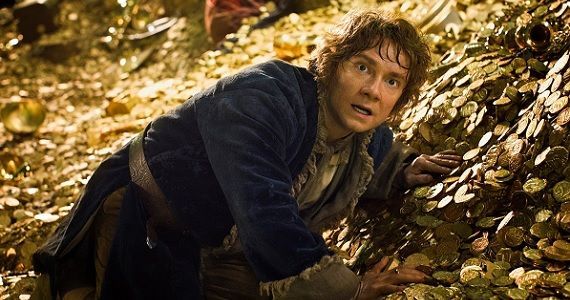 Bilbo Baggins sitting on the budget for 'The Hobbit' trilogy