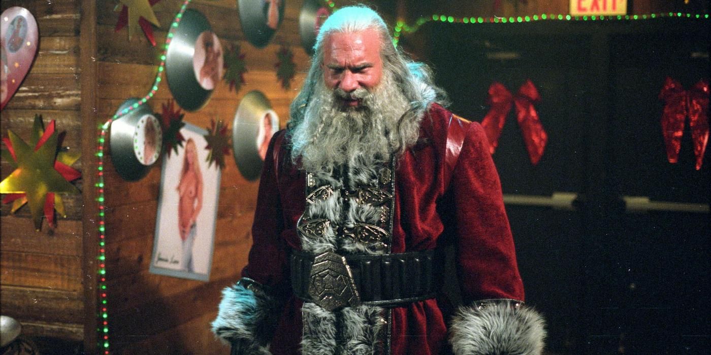 Bill Goldberg as evil Santa in Santa's Slay.