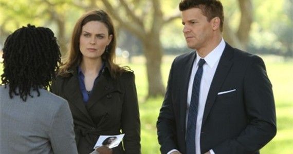bones season 8 episode 6 the patriot in purgatory Brennan and Booth