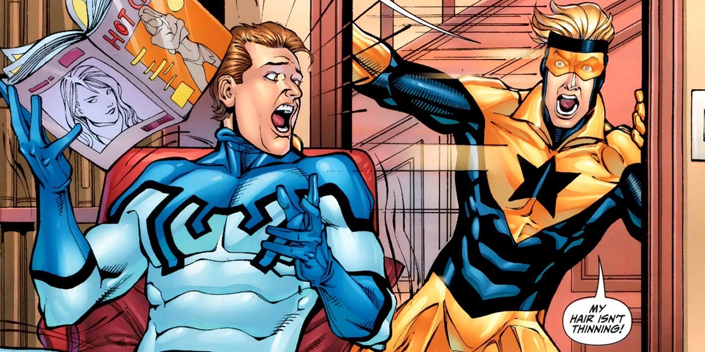 Booster Gold and Blue Beetle from DC Comics