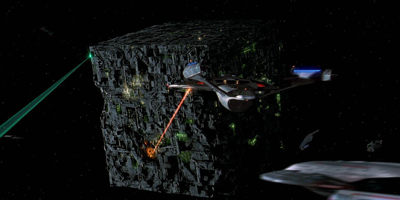 Borg Attack in Star Trek First Contact