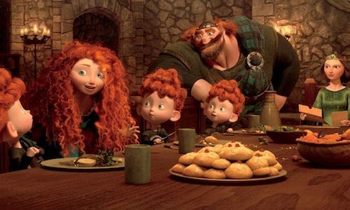 Kelly Macdonald, Billy Connolly, and Emma Thompson in 'Brave'