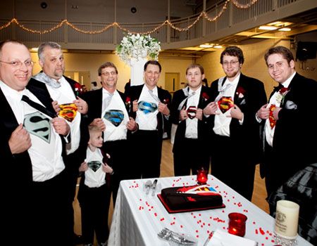 Brent Bennett Superman Wedding Party