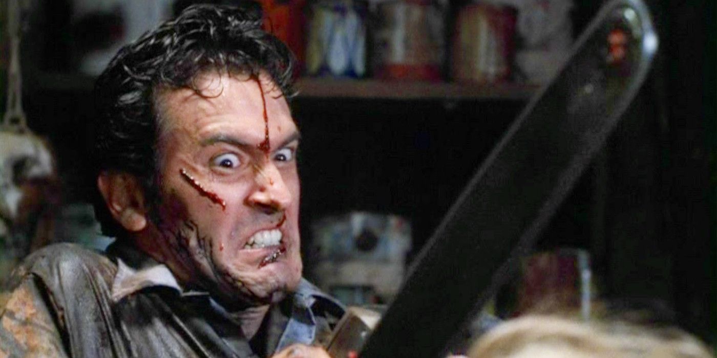 Bruce Campbell as Ash in Evil Dead 2