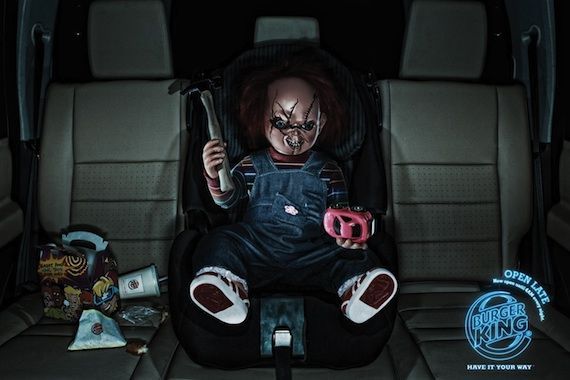 Burger King Chucky Horror Ad