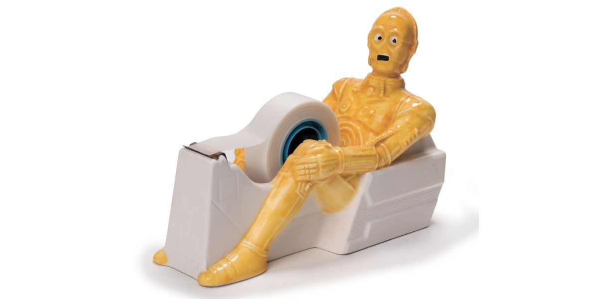 C3PO Tape Dispenser Weird Star Wars Merchandise