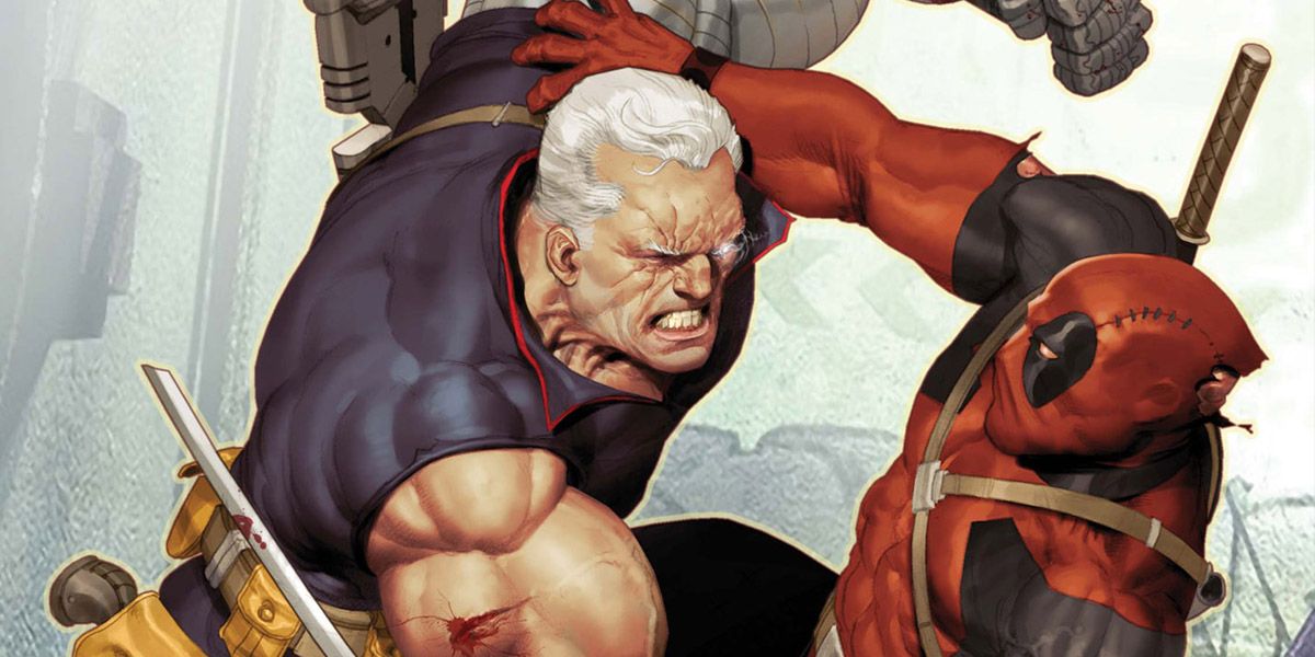 Cable 13 (2008) Cover vs Deadpool - art by Ariel Olivetti