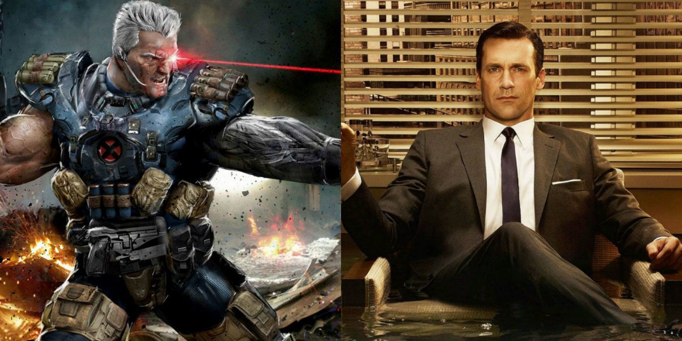 Cable and Jon Hamm side-by-side