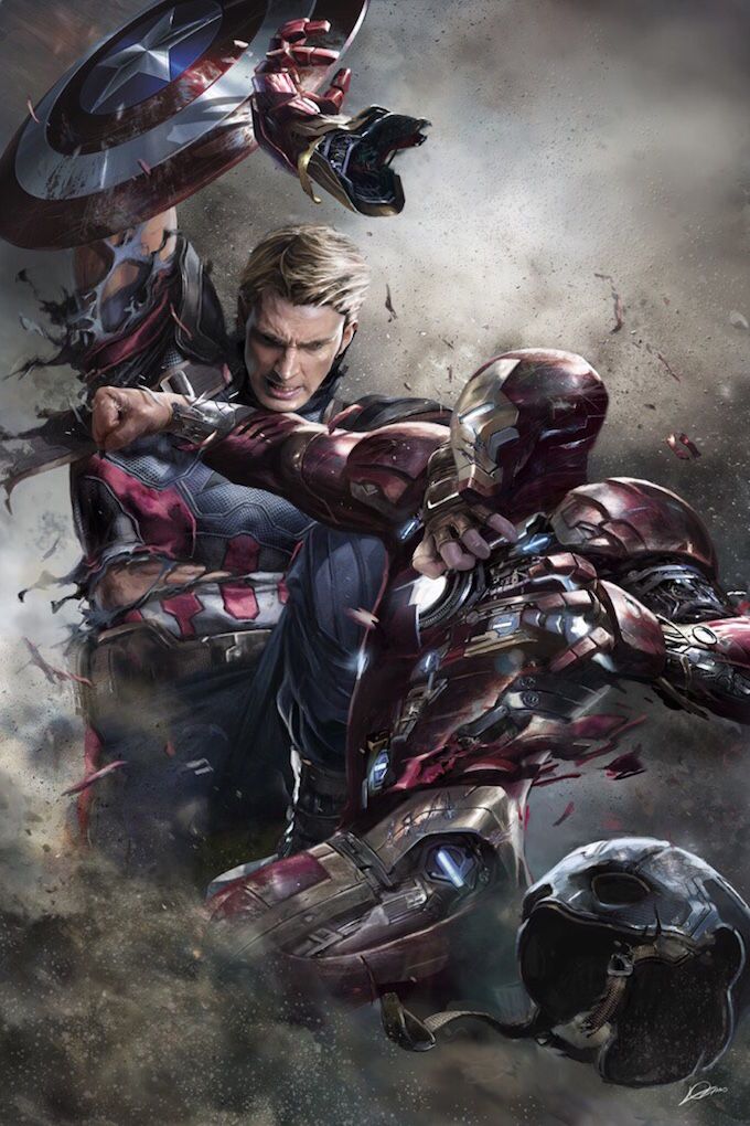 Captain America Civil War - Alexander Lozano Unused Concept Art
