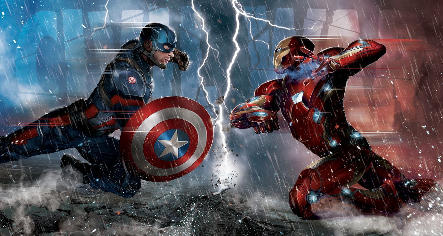 Captain America: Civil War - Iron Man vs Steve Rogers