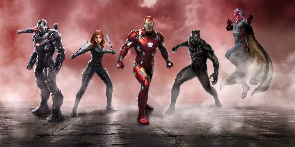 Captain America Civil War - Iron Man's team