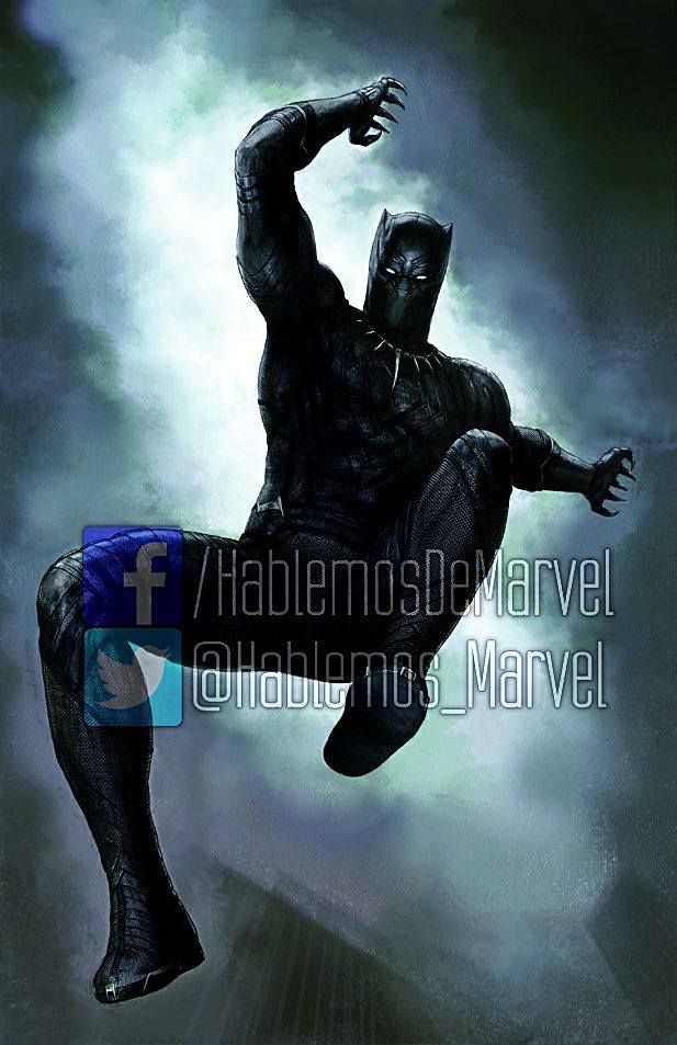 Captain America: Civil War Leaked Art - Black Panther