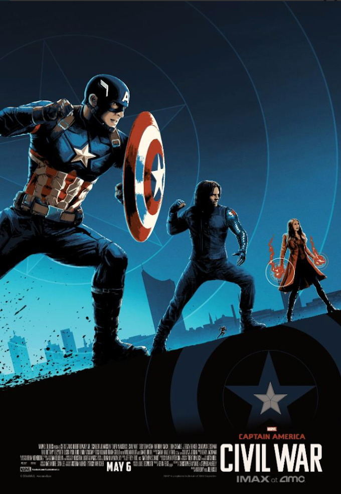 Captain America Civil War - Team Cap IMAX Poster