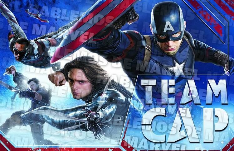 Captain America: Civil War - Team Cap Leaked Promo Art