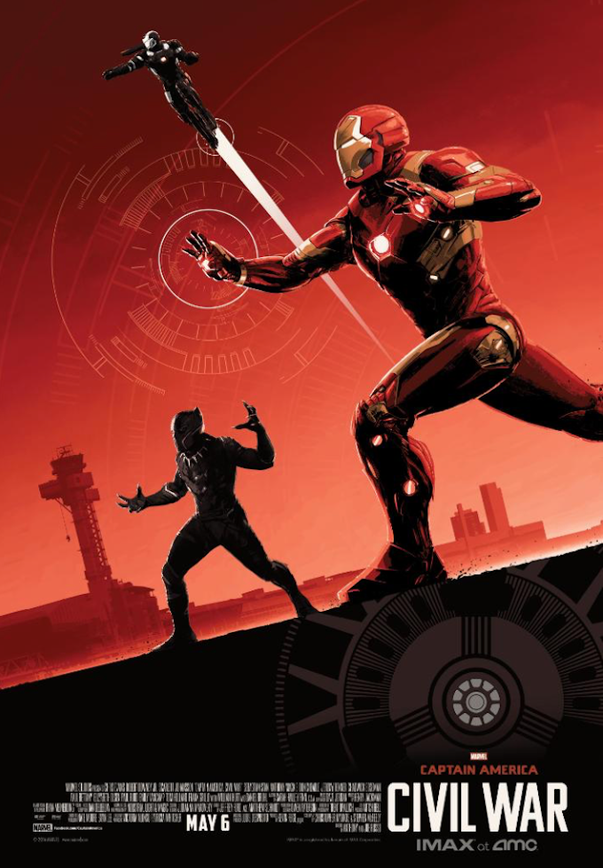 Captain America Civil War - Team Iron Man IMAX Poster