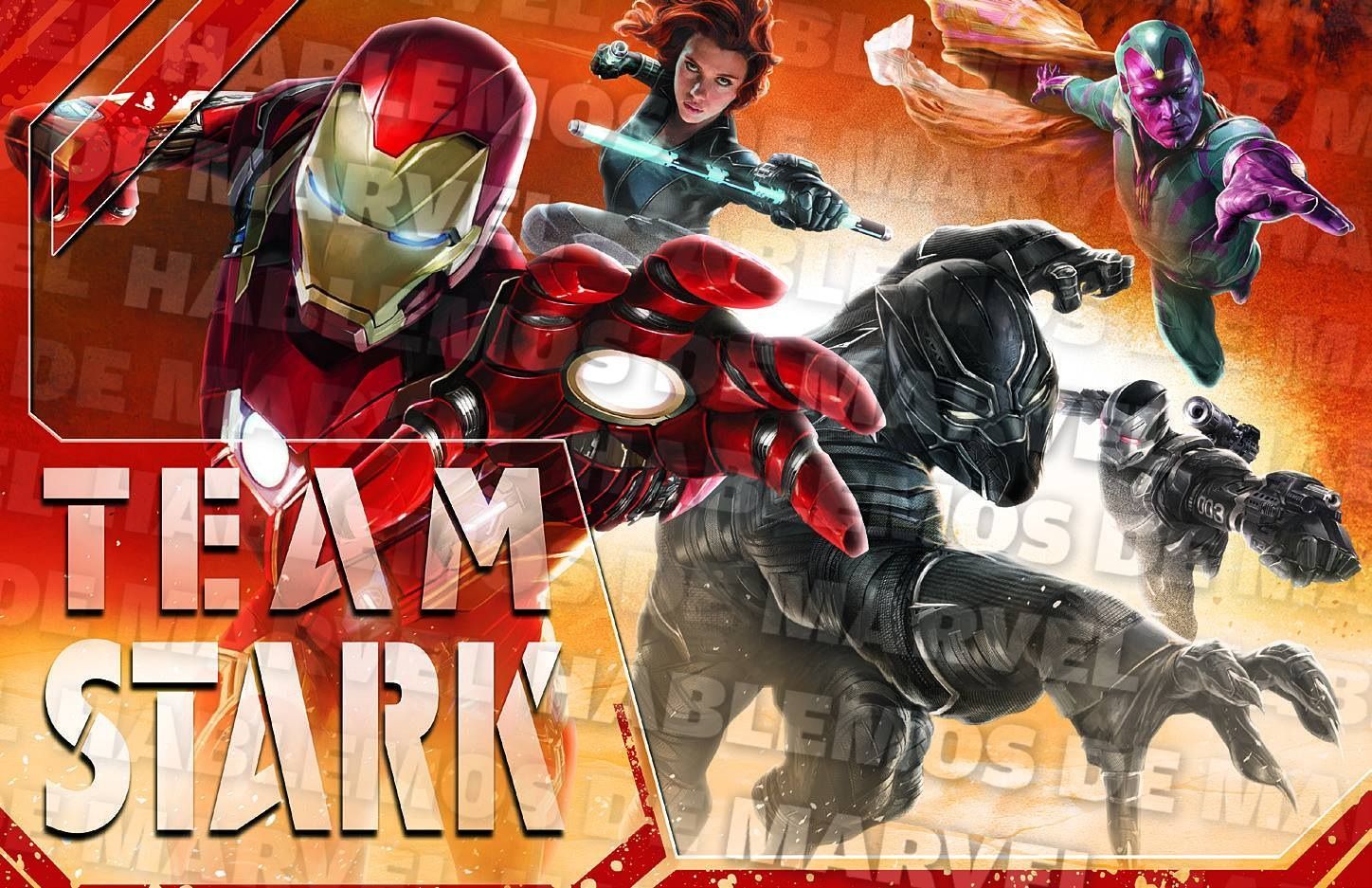 Captain America: Civil War Team Stark Leaked Promo Art
