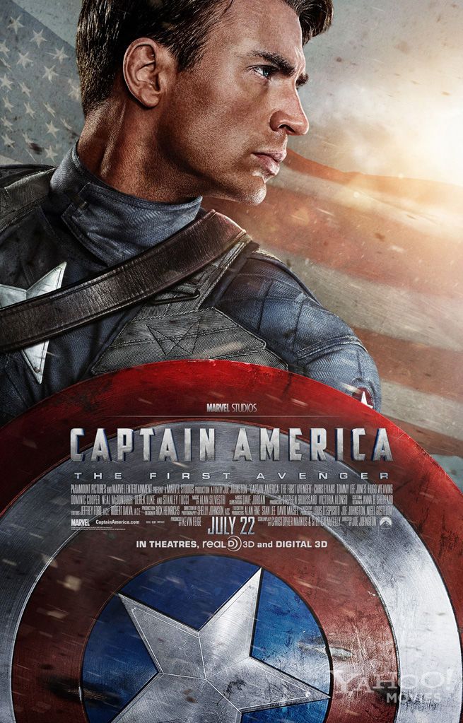 Captain America First Avenger Poster Chris Evans