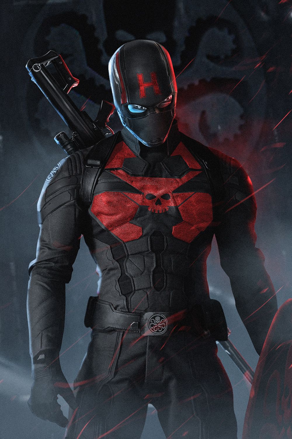 Captain America Hydra Costume and Mask by BossLogic