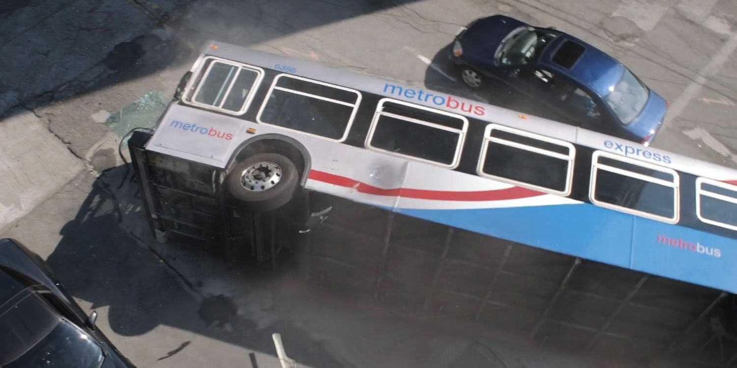 Captain America Movie Mistake Bus Flip