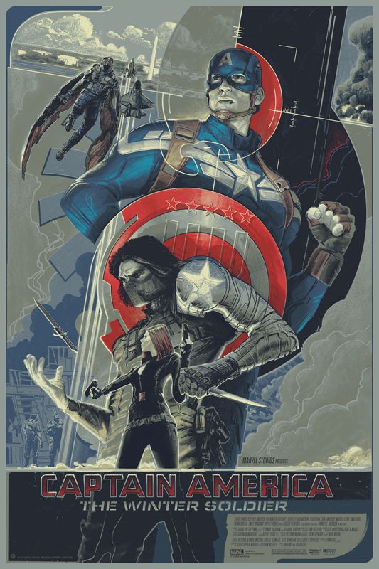 Captain America: The Winter Soldier Mondo Poster by Rich Kelly