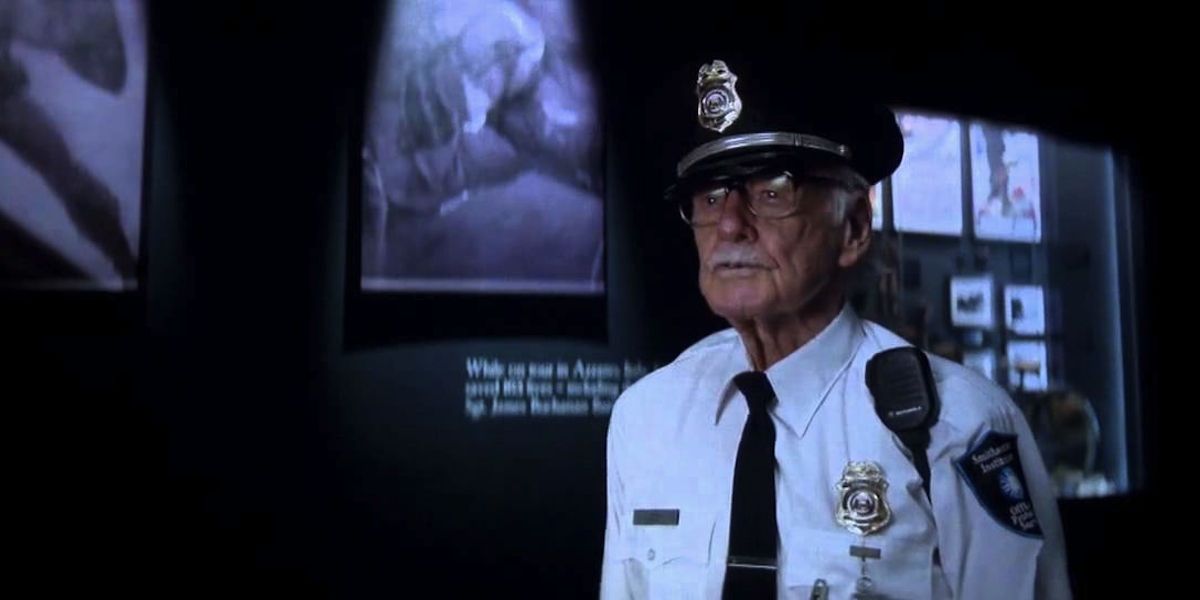 Stan Lee's cameo as a museum guard in Captain America: The Winter Soldier