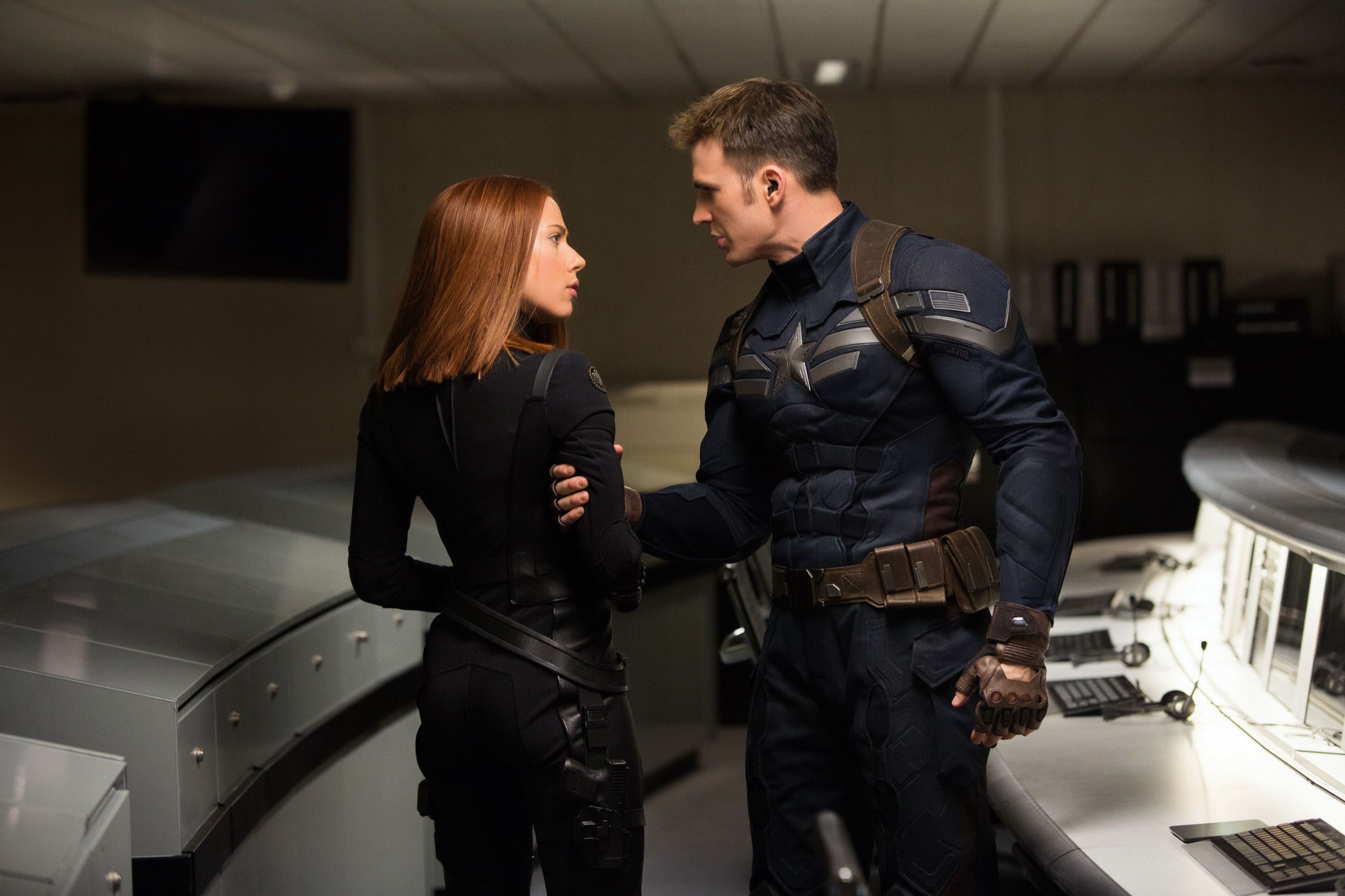 Captain America and Black Widow
