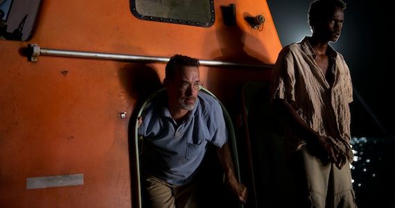 Tom Hanks and Barkhad Abdi in 'Captain Phillips'