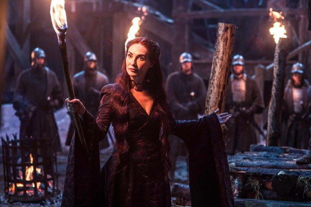 Carice van Houten as Melisandre in Game of Thrones S5