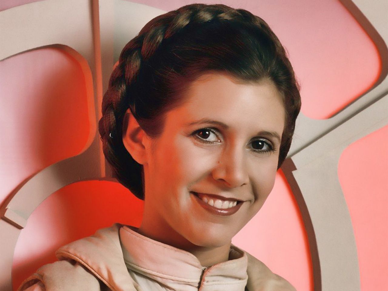 Carrie Fisher Princess Leia Close-up
