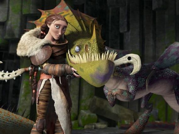 Cate Blanchett as Valka in 'How to Train Your Dragon 2'