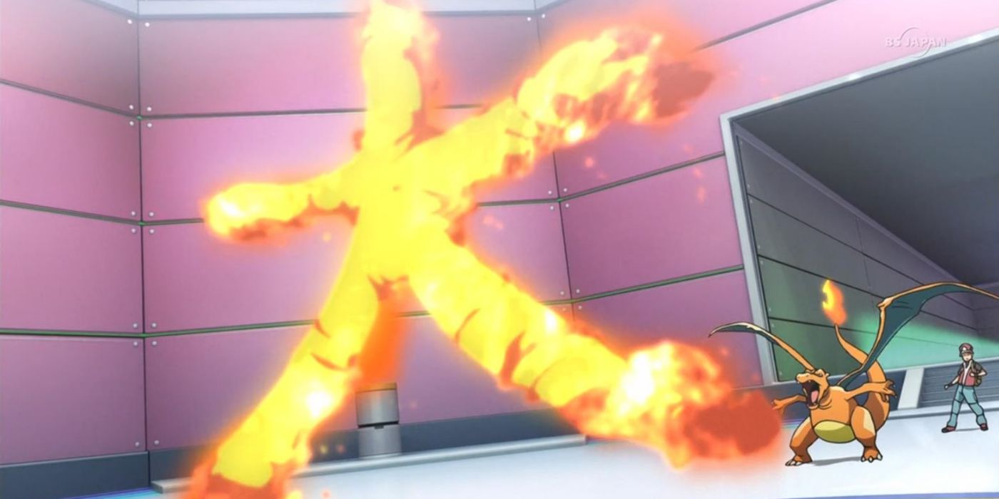 Charizard Using Fire Blast